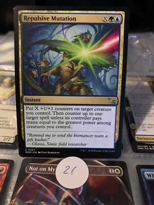 x1 Repulsive Mutation MKM MTG 227 UNCOMMON M/NM 1x