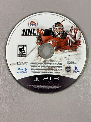 PS3 NHL 14 Sony PlayStation 3 Game Disc Only Tested