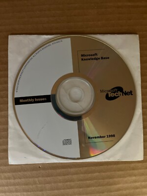 Microsfot TechNet - Microsoft Knowledge Base, November 1998