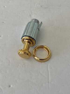 1964 Impala 24k Gold Plated Casco Style Lighter With Housing  And Bezel Ring