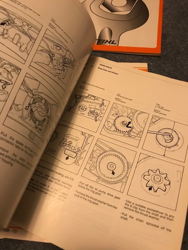 STIHL E14,E20- E140,E160,E180 Repair Manual Plus Stihl XL T-shirt