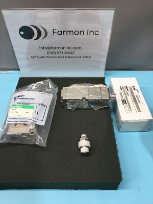 SMC NVS4114-0009F VALVE, SOLENOID PNEU W/ MANIFOLD, 134719