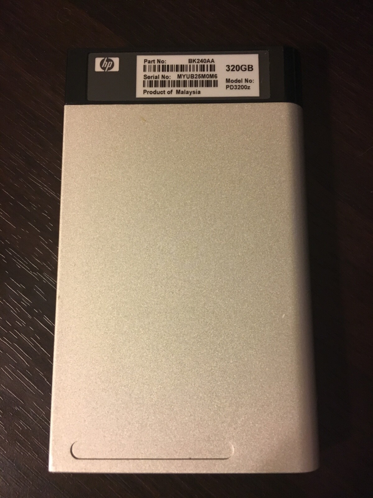 HP Pocket Media Drive 320GB Model PD3200z Tested and Fully Functional