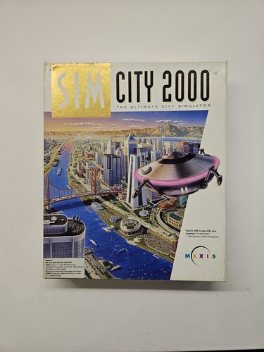 シムシティ2000 SimCity 2000 DOS (PC, 1993) Big Box 3.5