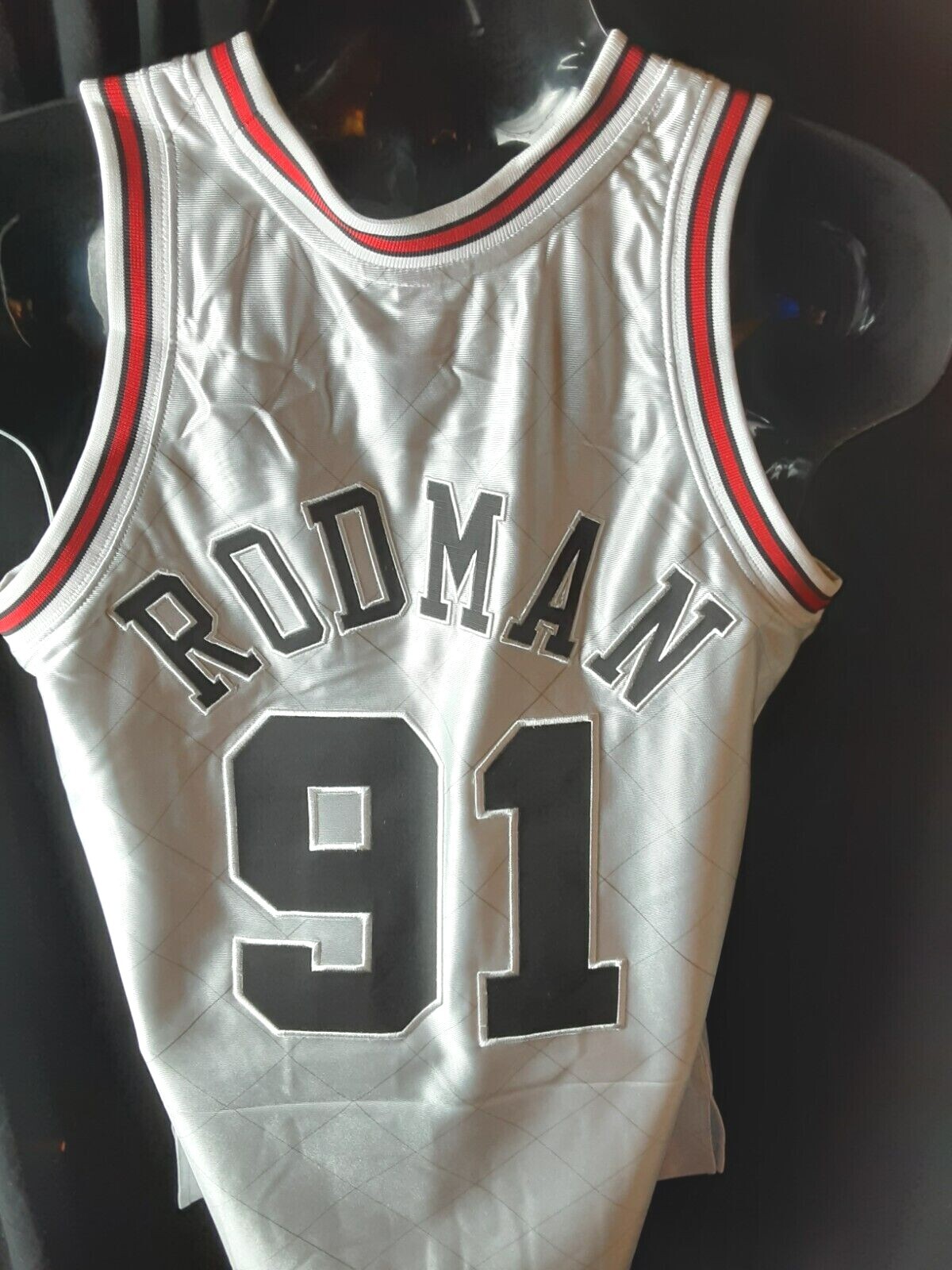 BULLS RODMAN #91 スウィングマンジャージ M NBA Chicago Bulls #91 Dennis Rodman HWC Swingman Jersey