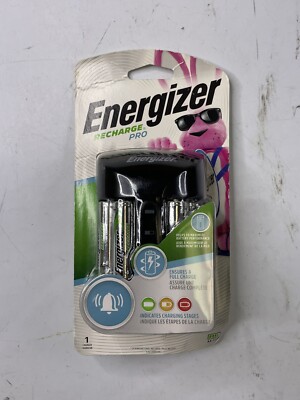 Energizer PRO Charger for AAA & AA NiMH + 4 AA 2000 mAh rechargeable batteries