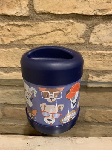 Pottery Barn Kids Cool Dog 10oz HOT COLD Food Storage Container Jar thermos