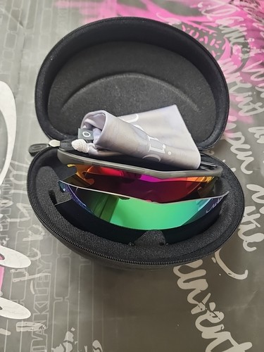 Pre-owned Oakley X Shoe Palace M Frame Mumbo Rare (romeo Juliet Mars Medusa C Six Ott Bob) In Prizm Ruby, Prizm Jade