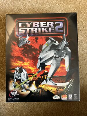 Cyber Strike 2 PC Windows 95/98 989 Studios Brand New Sealed Vintage Rare OOP!!!