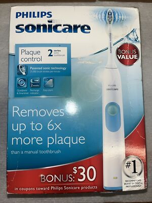 Philips Sonicare Plaque Control Rechargeable Electric Toothbrush, HX6211/04
