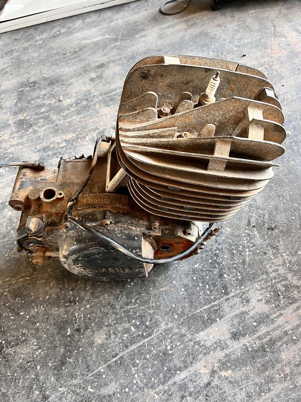 Yamaha Dt250 Dt 250 Engine Motor Complete Cylinder Head Bottom End Oem Genuine