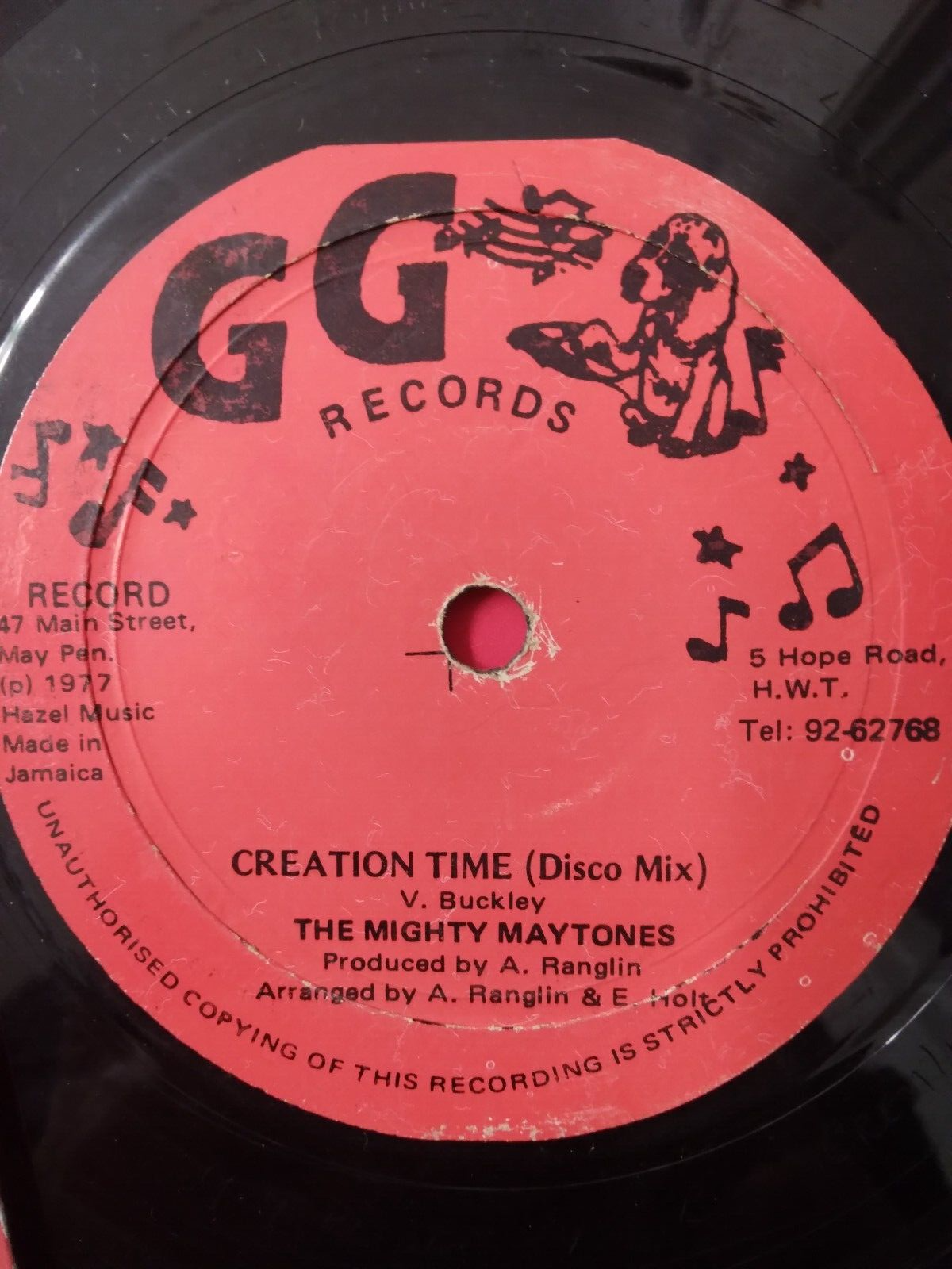 欧LP Maytones Creation Time JART123305 Jamaican Art /00324 Mighty Maytones - Creation Time - 12
