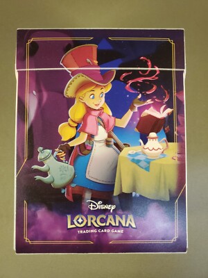 DISNEY LORCANA ALICE IN WONDERLAND PROMO DECK BOX NEW URSULAS RETURN ENGLISH TCG