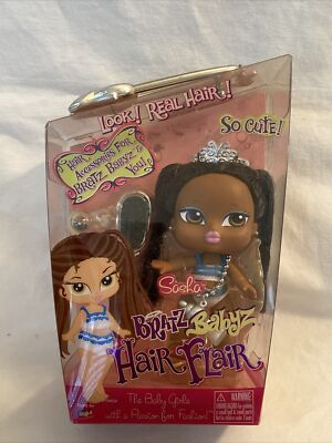 MGA Entertainment Bratz Babyz 5  HAIR FLAIR SASHA DOLL NEW NRFB Rare