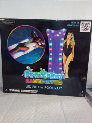 Pool Candy Illuminated Pillow Pool Raft #265