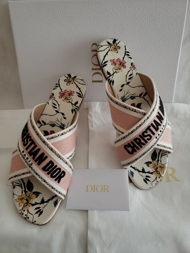 Dior アイボリー メッシュサンダル 36.5 Dior アイボリー メッシュサンダル 36.5