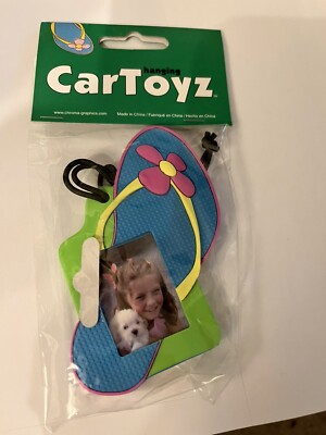 Chroma ~ hanging Car Toyz picture  frame ~ Flip Flop