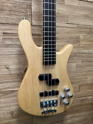 Warwick Rockbass Streamer LX-4 4- String Bass Natural  Satin 7lbs 8oz w/sc New!