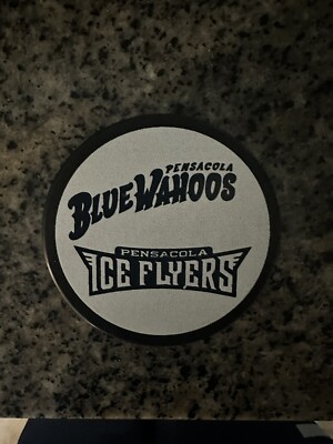 Pensacola Ice Flyer Pilots Blue Wahoos  Night  Puck SPHL ECHL Baseball