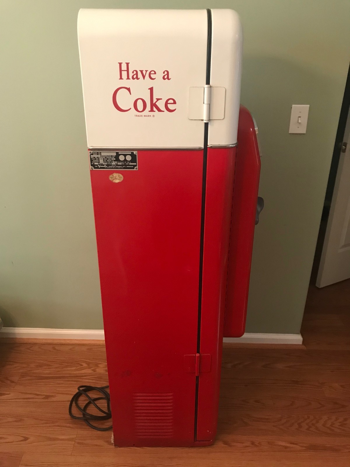 1955 VMC Vendo 44 Coke Machine Original Fully Functional