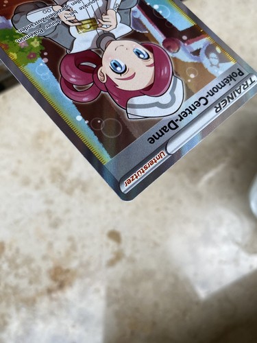 Pokemon Karte Pokemon Center Dame -Trainer- Fullart 185185 Farbenschock 