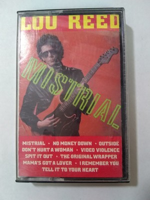 LOU REED Mistrial AFK17190 Cassette Tape