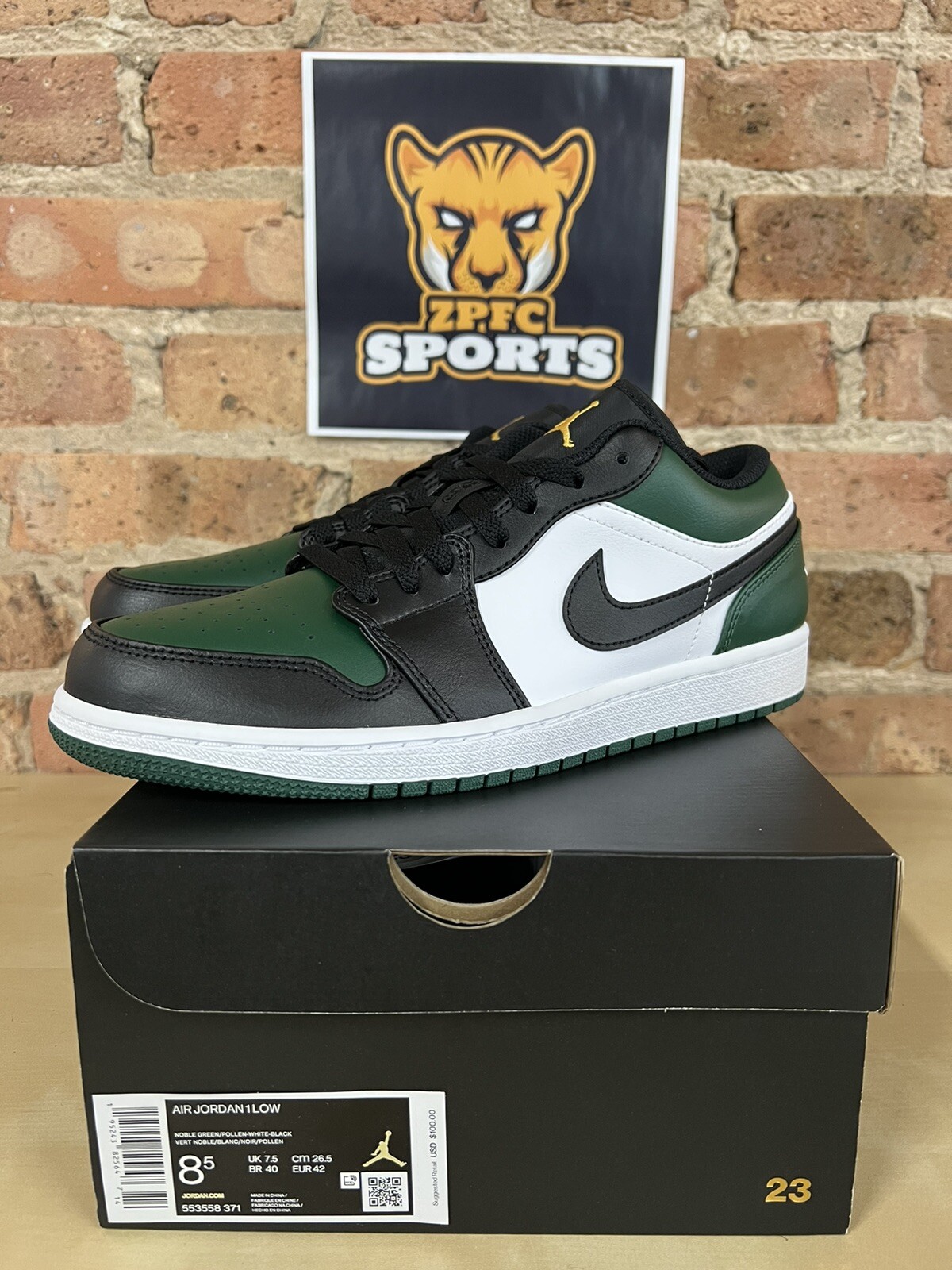 新品 26.5 AIR JORDAN 1 pine green（Air Jordan 1 Mens Low SE