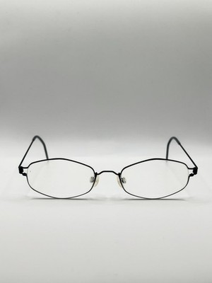 Lindberg Air Rim Portus 46-19 Schwarz Oval Brille Gestell