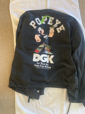 DGK Skateboard Popeye Jacket.  New Never Worn. Was On Hanger Since New! ￼￼￼￼