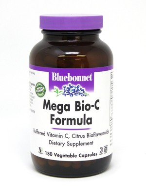 Bluebonnet Mega Bio-C Formula 180 растительных капсул