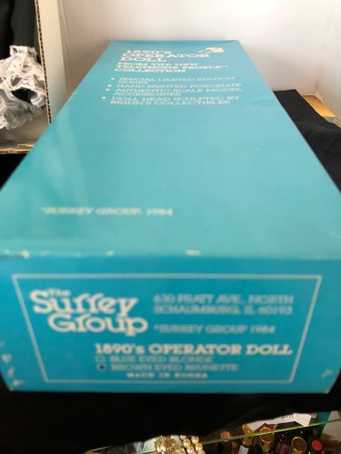 1890's Bell System Operators Doll The Surrey Group Brown Eyed Brunnette 1984