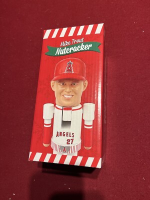 Mike Trout Nutcracker Los Angeles Angels Anaheim 06/22/18 NIB Christmas NEW!!