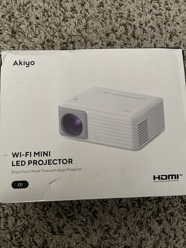 Akiyo Mini Projector WiFi Bluetooth 1080P iOS/Android/Laptop