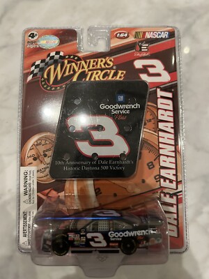 Dale Earnhardt #3 GMGW 1998 Daytona 500 10th Anniversary 1:64 Winners Circle NIB