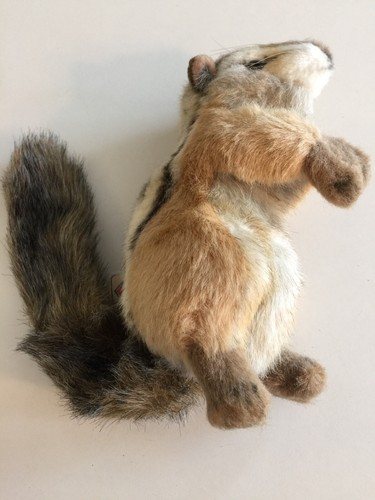 Chipmunk Life Like Stuffed Plush 8” Tall Hansa Toys 3828 NWT