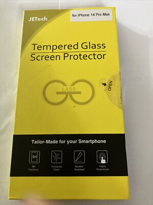 JETech Full Coverage Screen Protector for iPhone 14 Pro Max 6.7-Inch Film 1 Pack