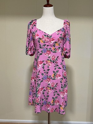 Vero Moda Floral Mini Dress Pink M