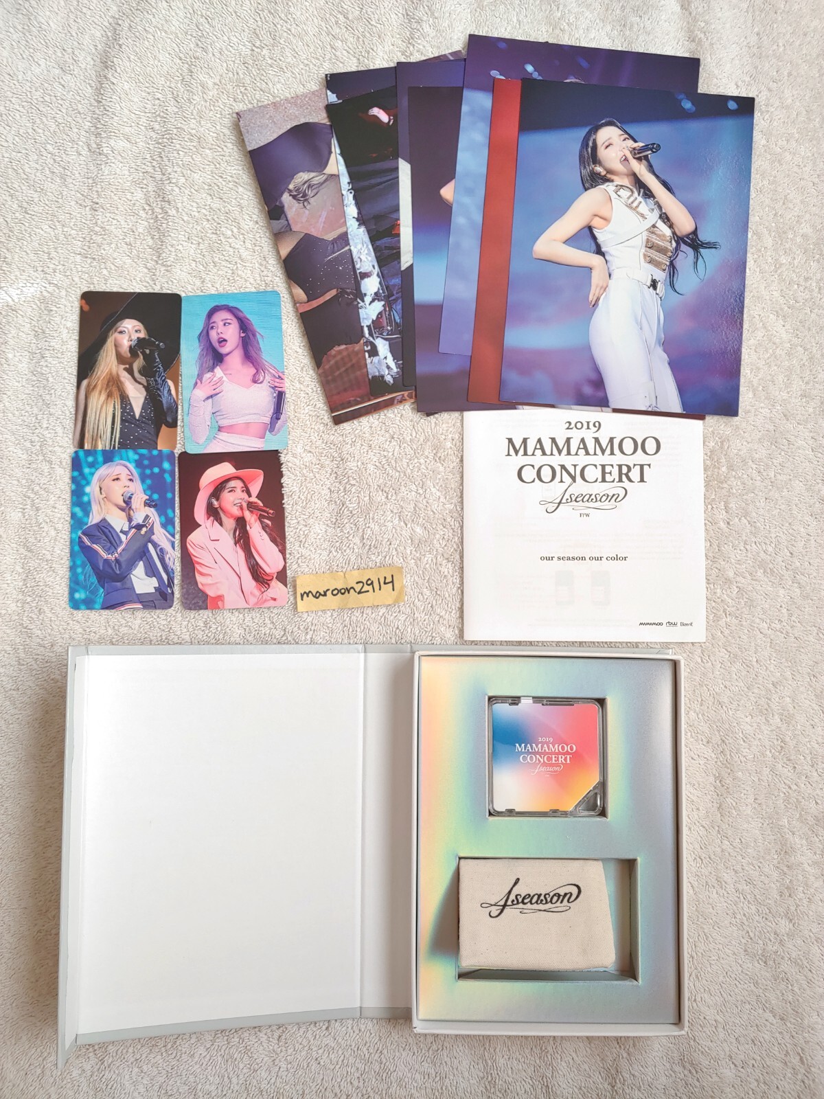 K-POP・アジア 2019 MAMAMOO CONCERT DVD 4 Seasons Mamamoo 2019 Four Season FW concert Live in Korea First