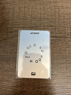 ATEEZ GOLDEN HOUR : Part.3 Lemon Drop SOUNDWAVE Photo Card