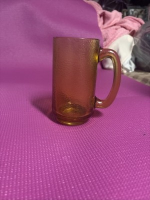 Vintage Amber Color Beer Tumbler