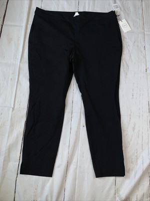 Nordstrom 1901 Black Career Stretchy Skinny Ankle Pant Size 18 NWT