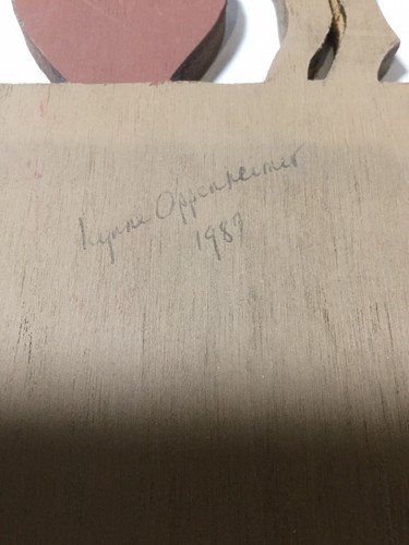 Vintage Wooden DAIRY Cow Primitive Folk Art Advertising? Wood Sign ~ 14x8”