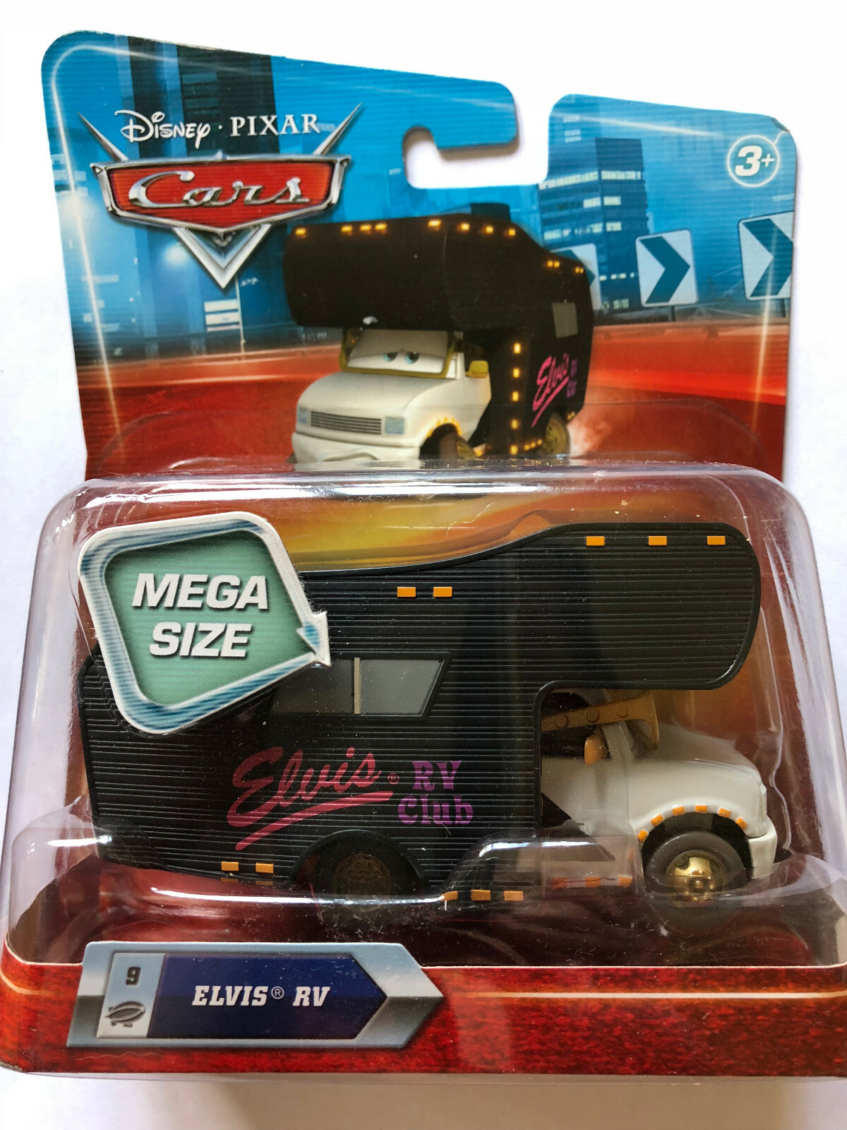 ディズニー　カーズ　エルビス　プレスリー　RV メガサイズ　デラックス　激レア Disney Pixar Cars Deluxe Mega Size Elvis RV (#9, Night Scene