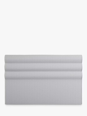 Vispring Portia Full Depth Upholstered Headboard, Super King Size, Houndstooth S