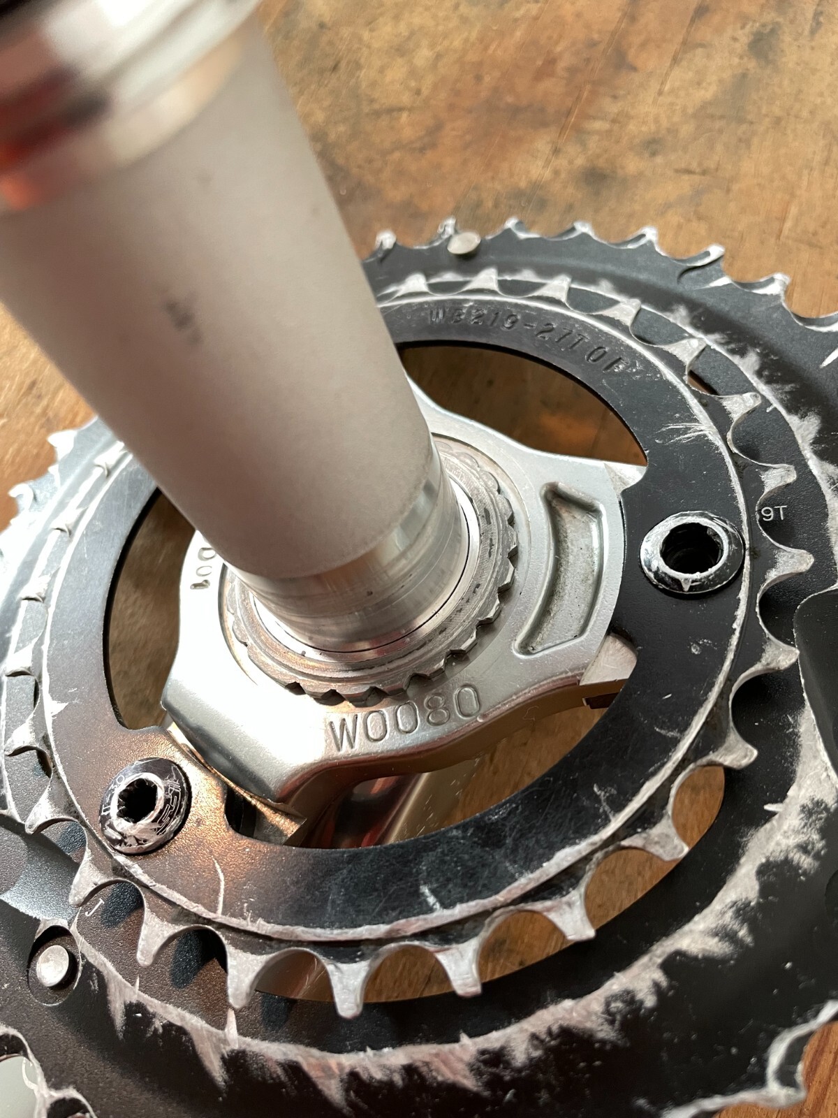 FSA Afterburner 386 Crankset 39/27T 10 Speed 175mm BB30 3-Bolt 86mm MTB Silver