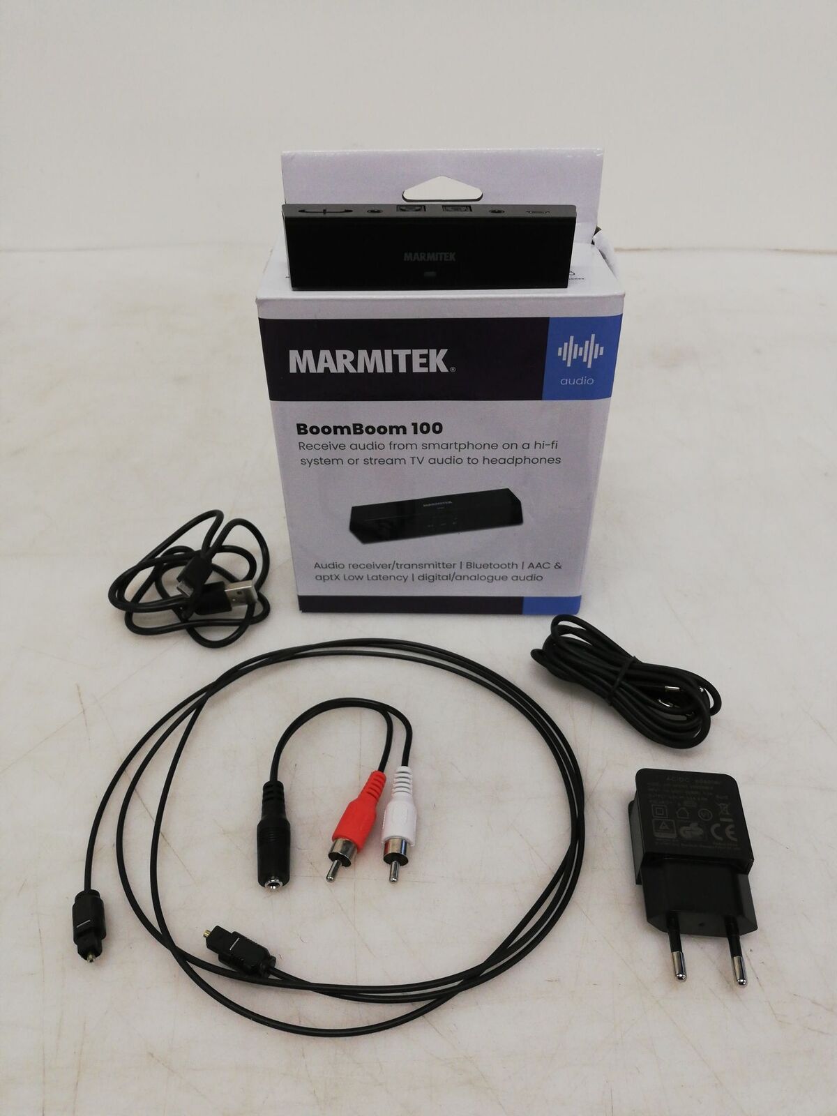 Audio Empfaenger und Sender - Marmitek BoomBoom 100 - Bluetooth - 2 in 1