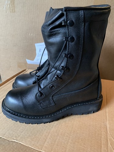 NEW Bates 11460 Black Gore-Tex Leather Military Boots W/ Box