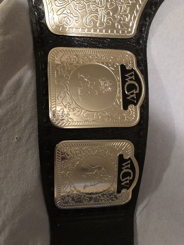 WCW Real Leather TV Title Belt