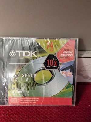 TDK High Speed Data CD-RW For Computer Writes