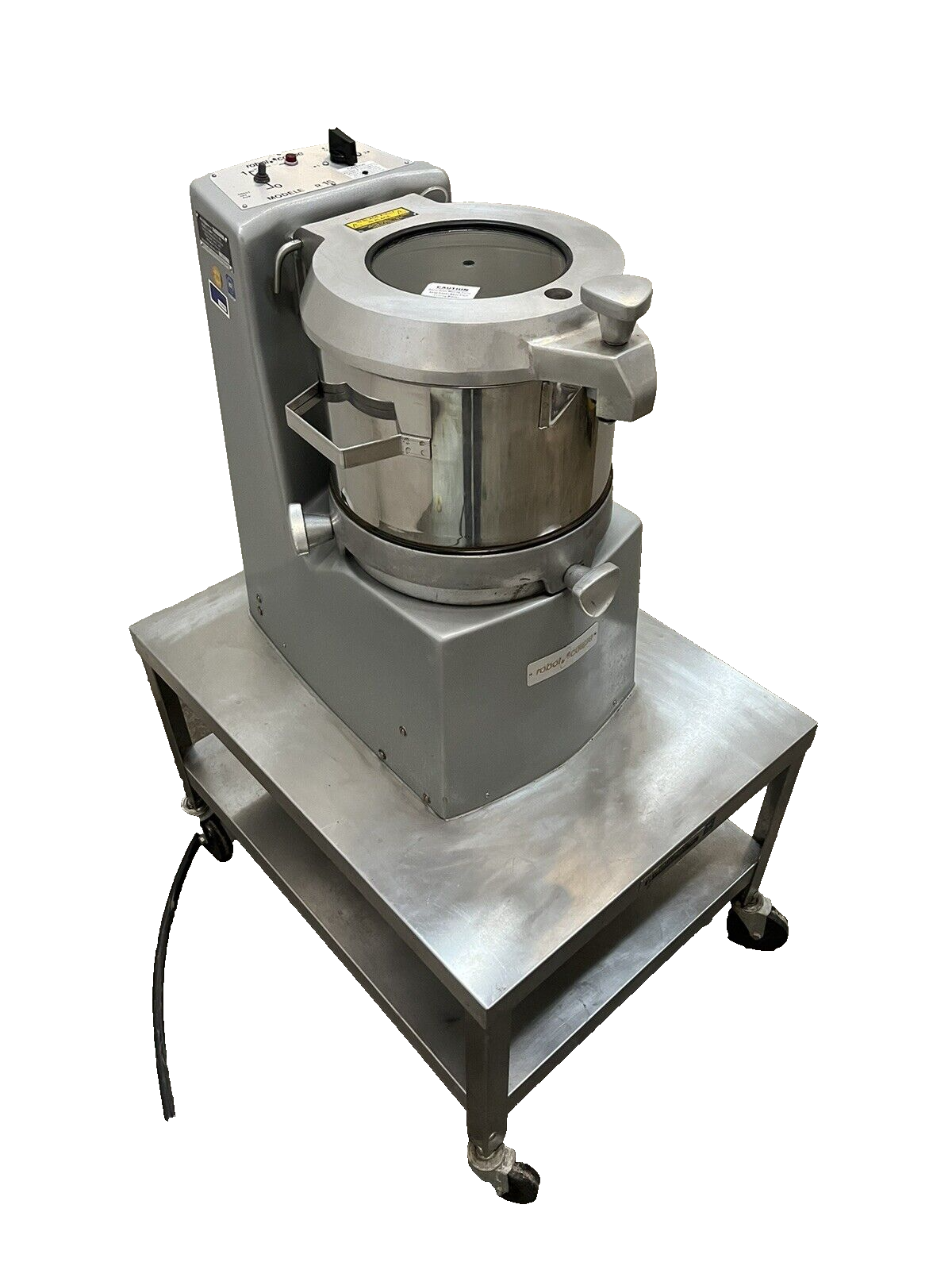 Robot Coupe R15 VIDEO With optional Cart UW COLLEGE GOV SURPLUES WE SHIP INTL